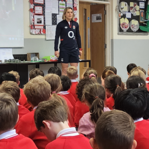 Image of Exciting Visit from English Rugby Star and Ex Pupil
